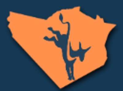Orange County Democrats logo showing the county outline